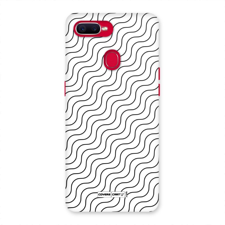 Wavy Pattern Back Case for Oppo F9 Pro