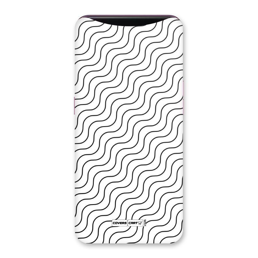 Wavy Pattern Back Case for Oppo Find X