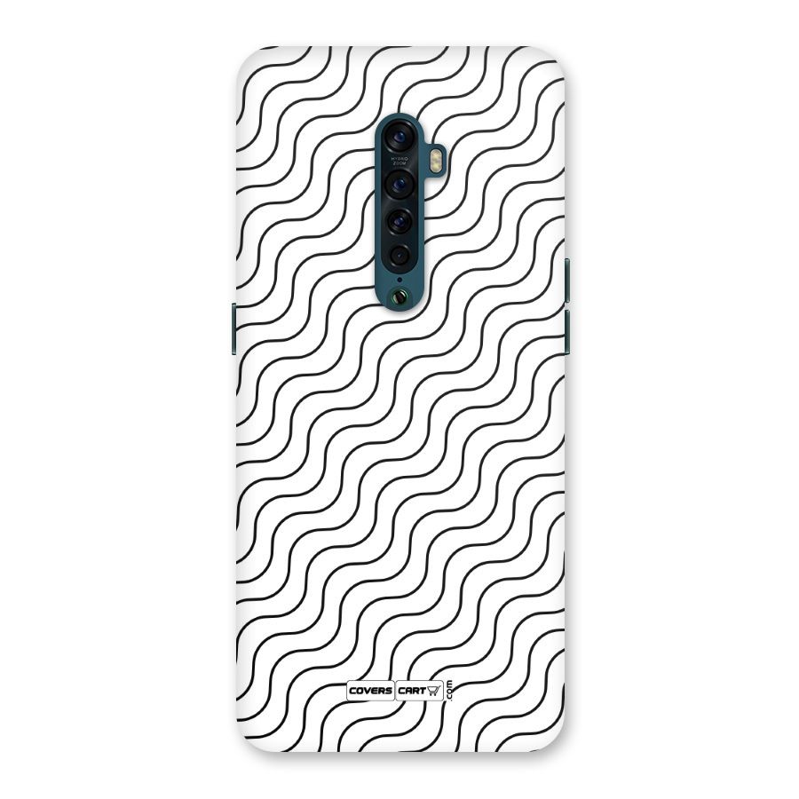Wavy Pattern Back Case for Oppo Reno2