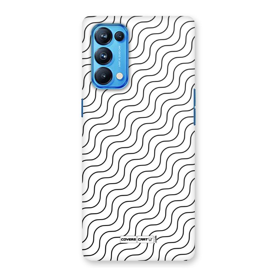 Wavy Pattern Back Case for Oppo Reno5 Pro 5G