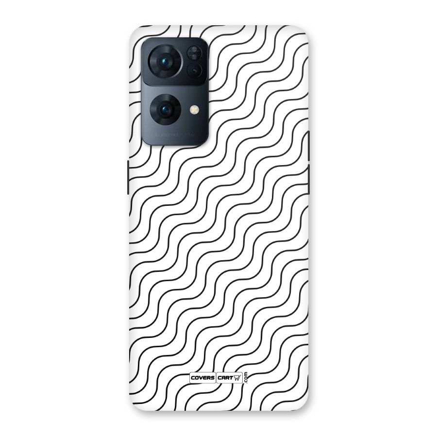 Wavy Pattern Back Case for Oppo Reno7 Pro 5G