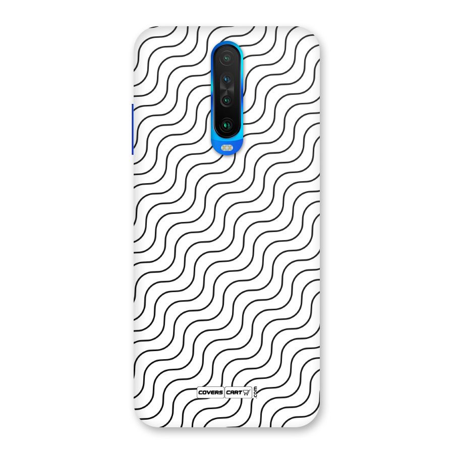 Wavy Pattern Back Case for Poco X2