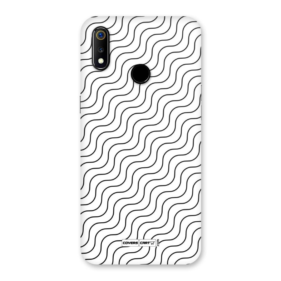 Wavy Pattern Back Case for Realme 3