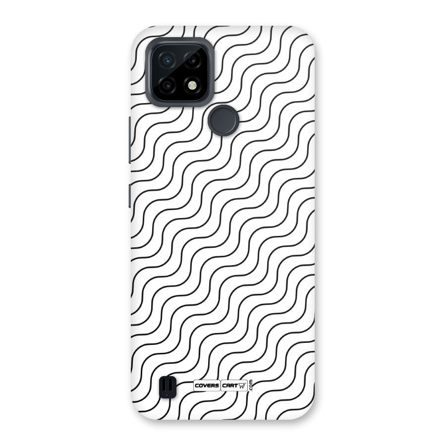 Wavy Pattern Back Case for Realme C21