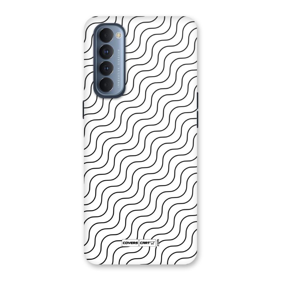 Wavy Pattern Back Case for Reno4 Pro