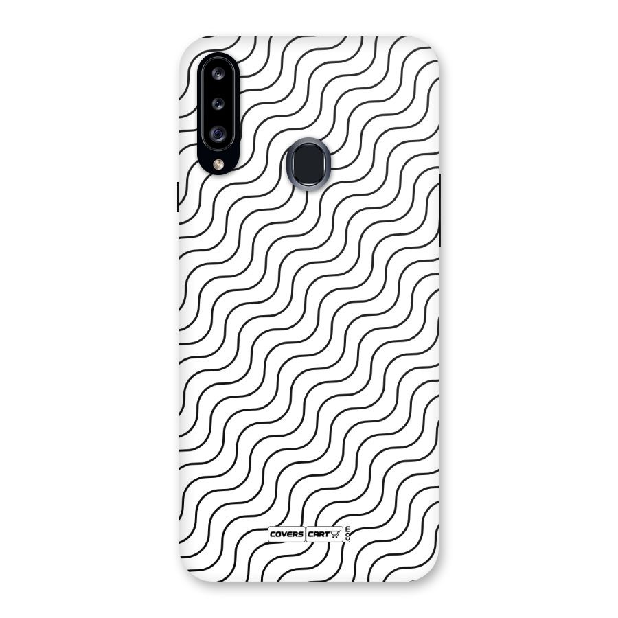 Wavy Pattern Back Case for Samsung Galaxy A20s