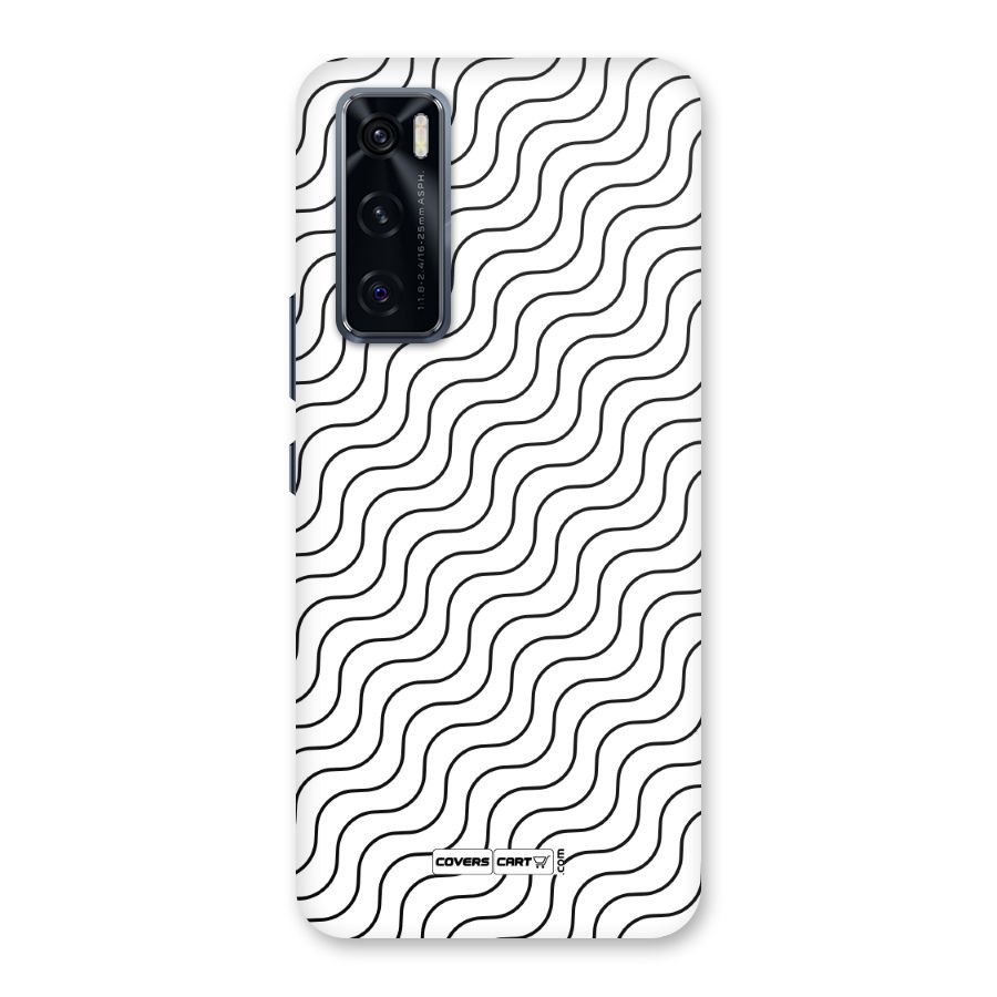 Wavy Pattern Back Case for Vivo V20 SE