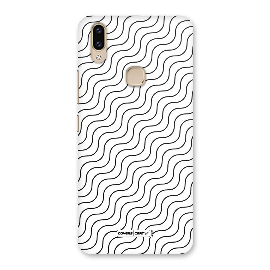 Wavy Pattern Back Case for Vivo V9 Youth