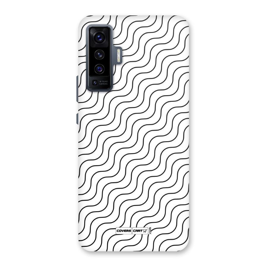 Wavy Pattern Back Case for Vivo X50