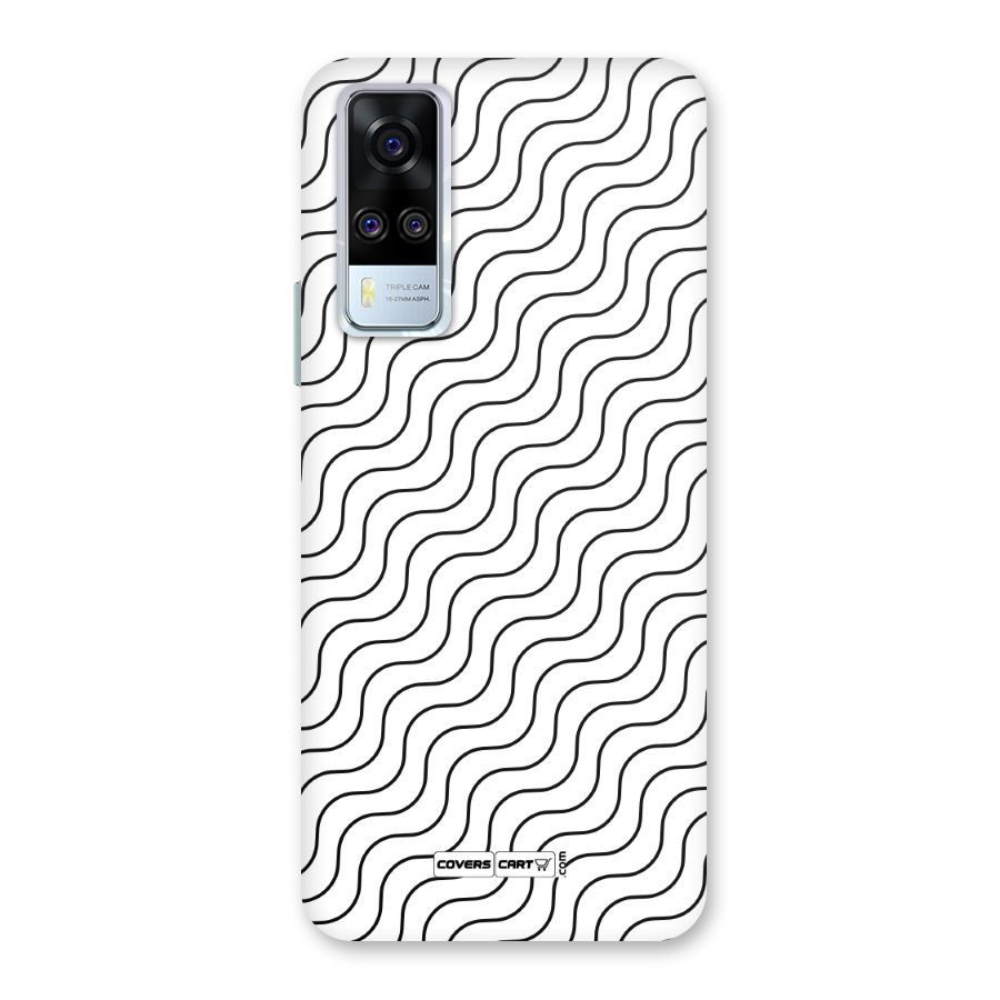 Wavy Pattern Back Case for Vivo Y31