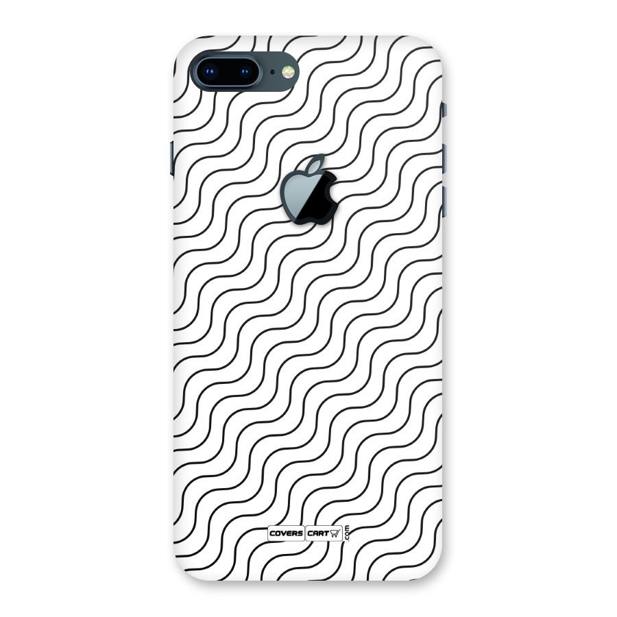 Wavy Pattern Back Case for iPhone 7 Plus Apple Cut