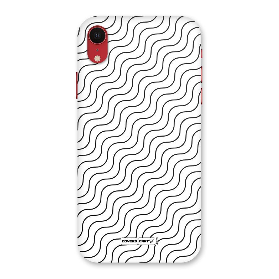 Wavy Pattern Back Case for iPhone XR