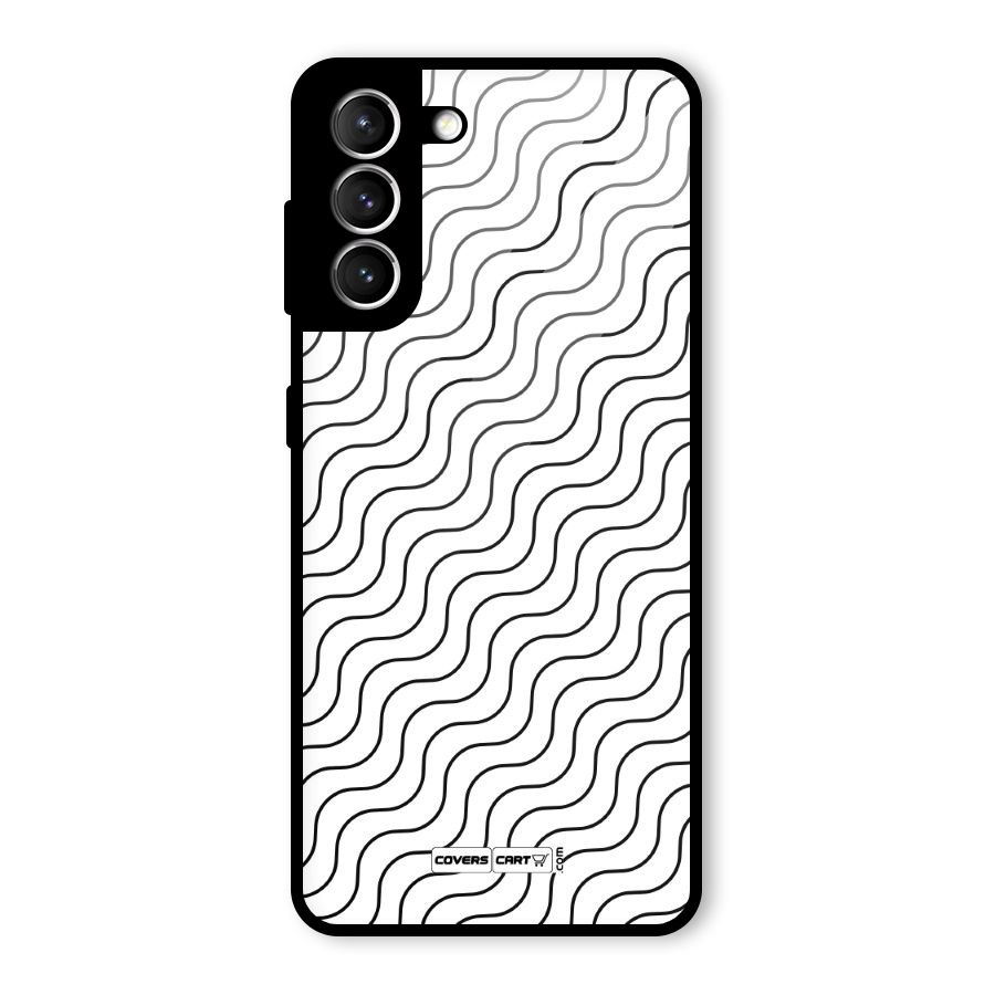 Wavy Pattern Glass Back Case for Galaxy S21 5G