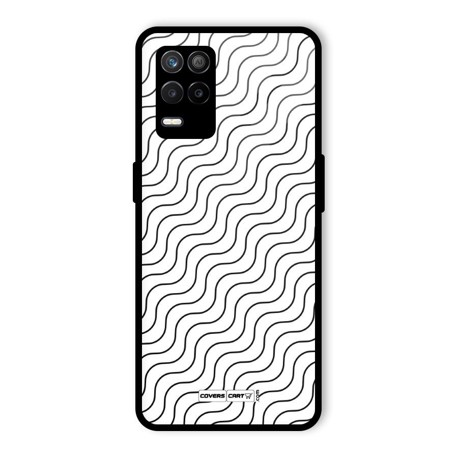 Wavy Pattern Glass Back Case for Realme 9 5G