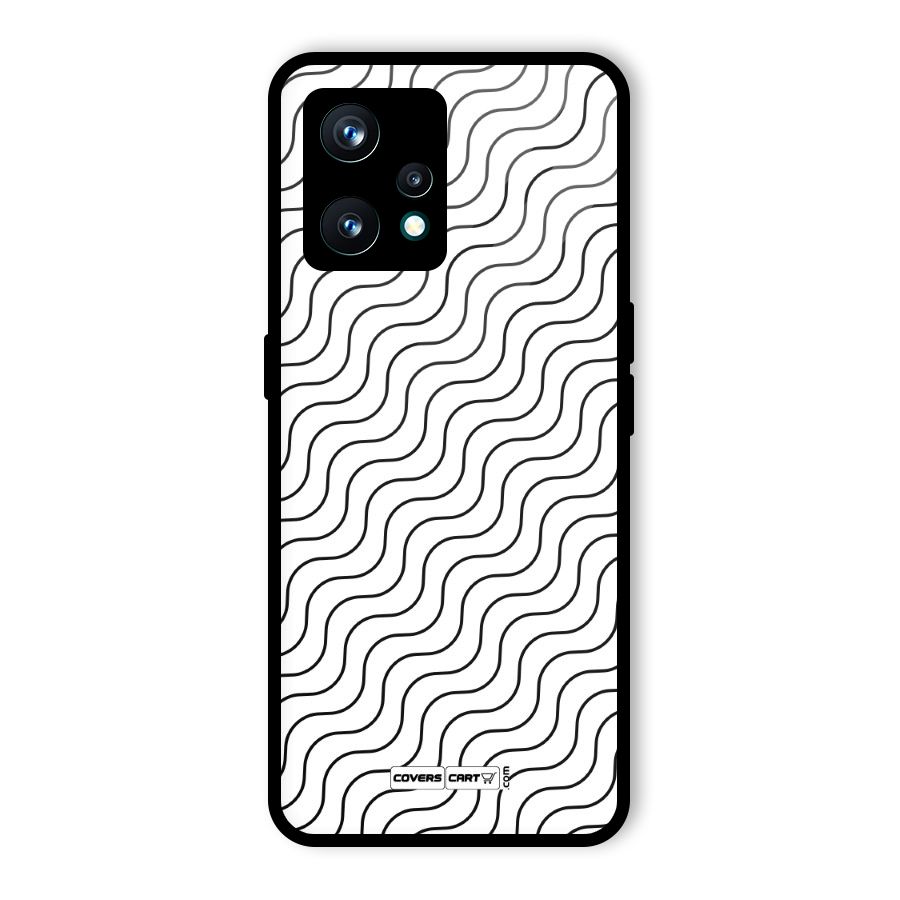 Wavy Pattern Glass Back Case for Realme 9 Pro Plus 5G