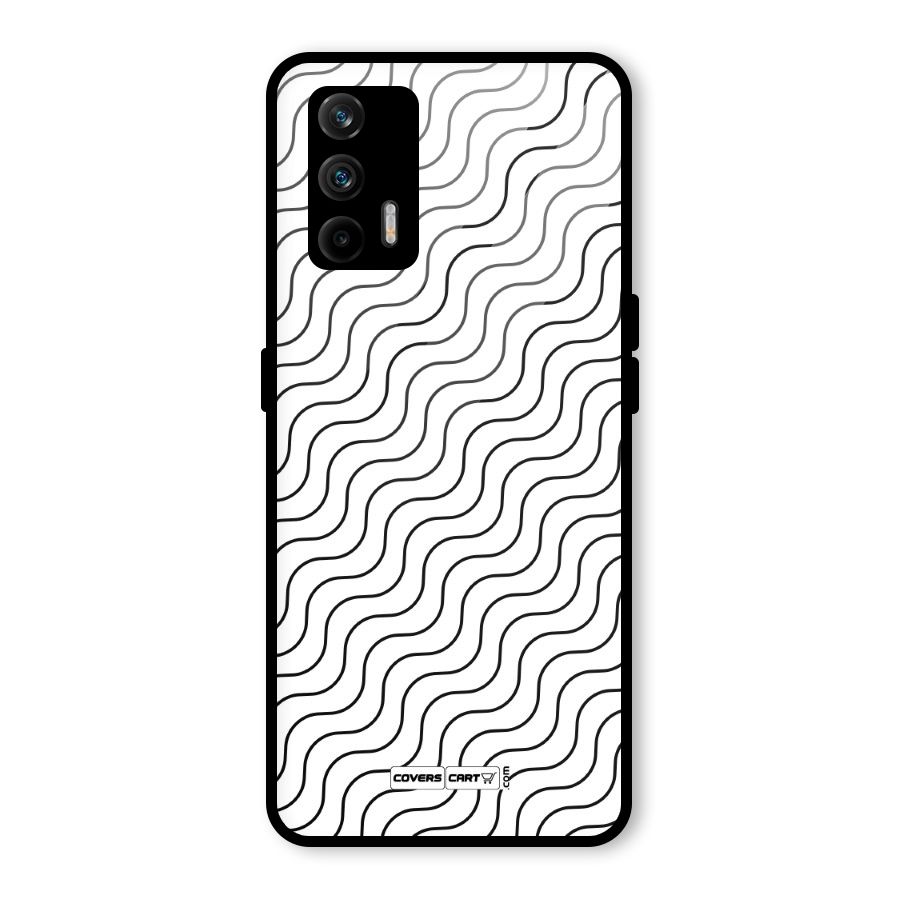 Wavy Pattern Glass Back Case for Realme GT 5G