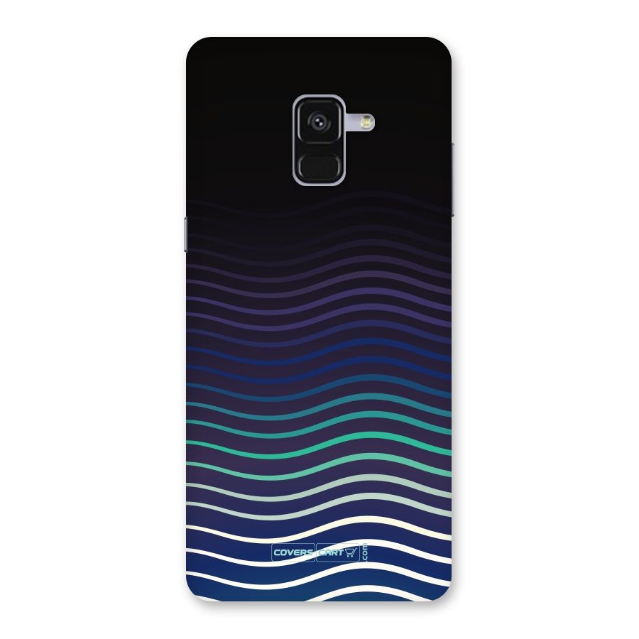Wavy Stripes Back Case for Galaxy A8 Plus