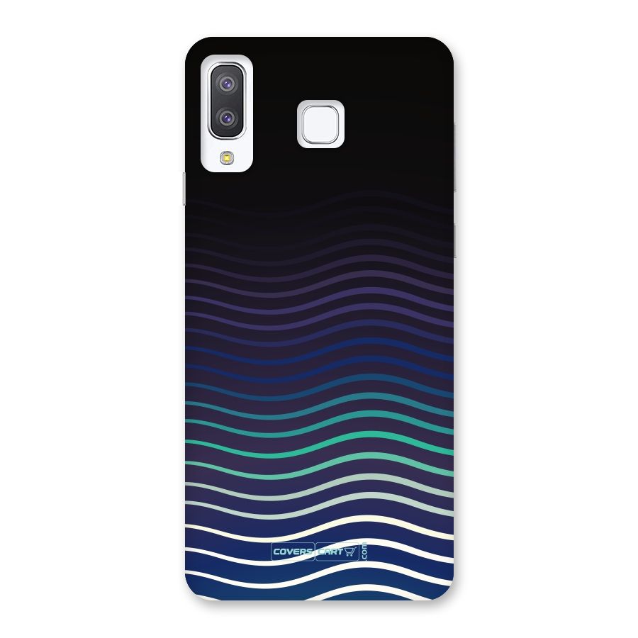 Wavy Stripes Back Case for Galaxy A8 Star