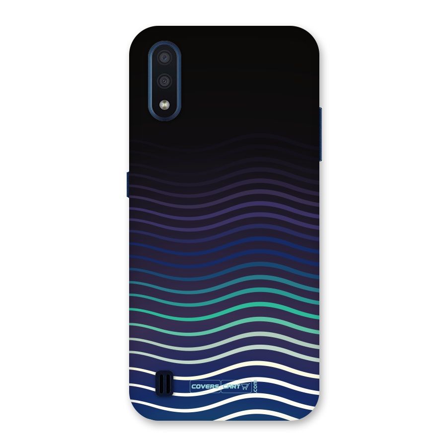 Wavy Stripes Back Case for Galaxy M01