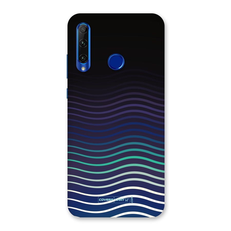 Wavy Stripes Back Case for Honor 20i