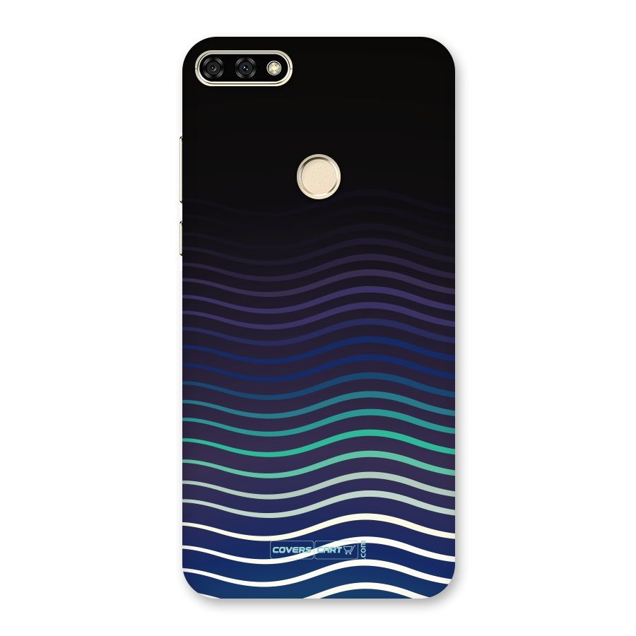 Wavy Stripes Back Case for Honor 7A
