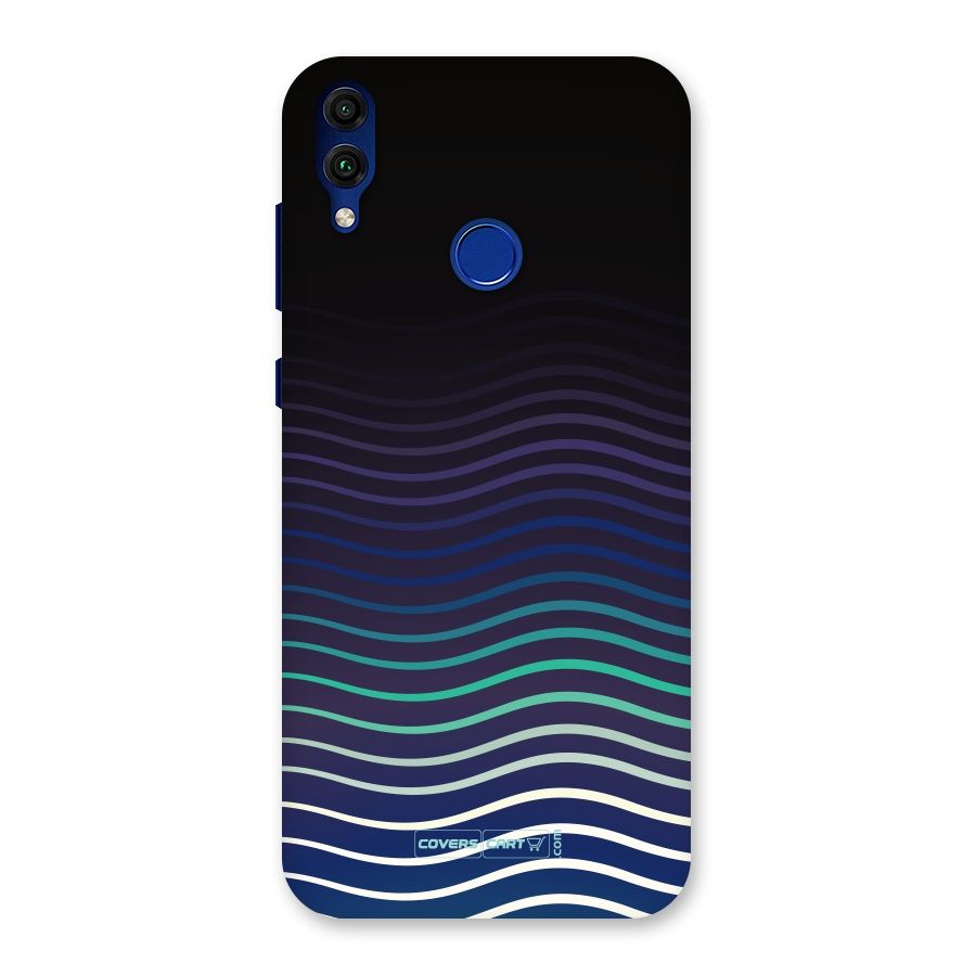 Wavy Stripes Back Case for Honor 8C