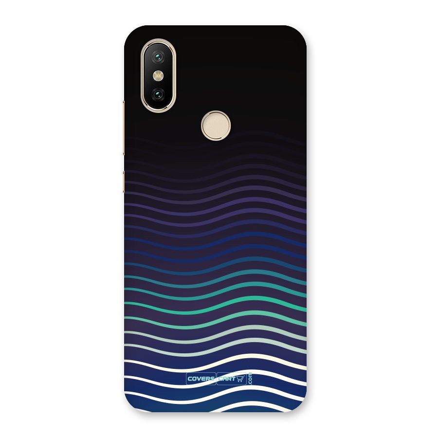Wavy Stripes Back Case for Mi A2