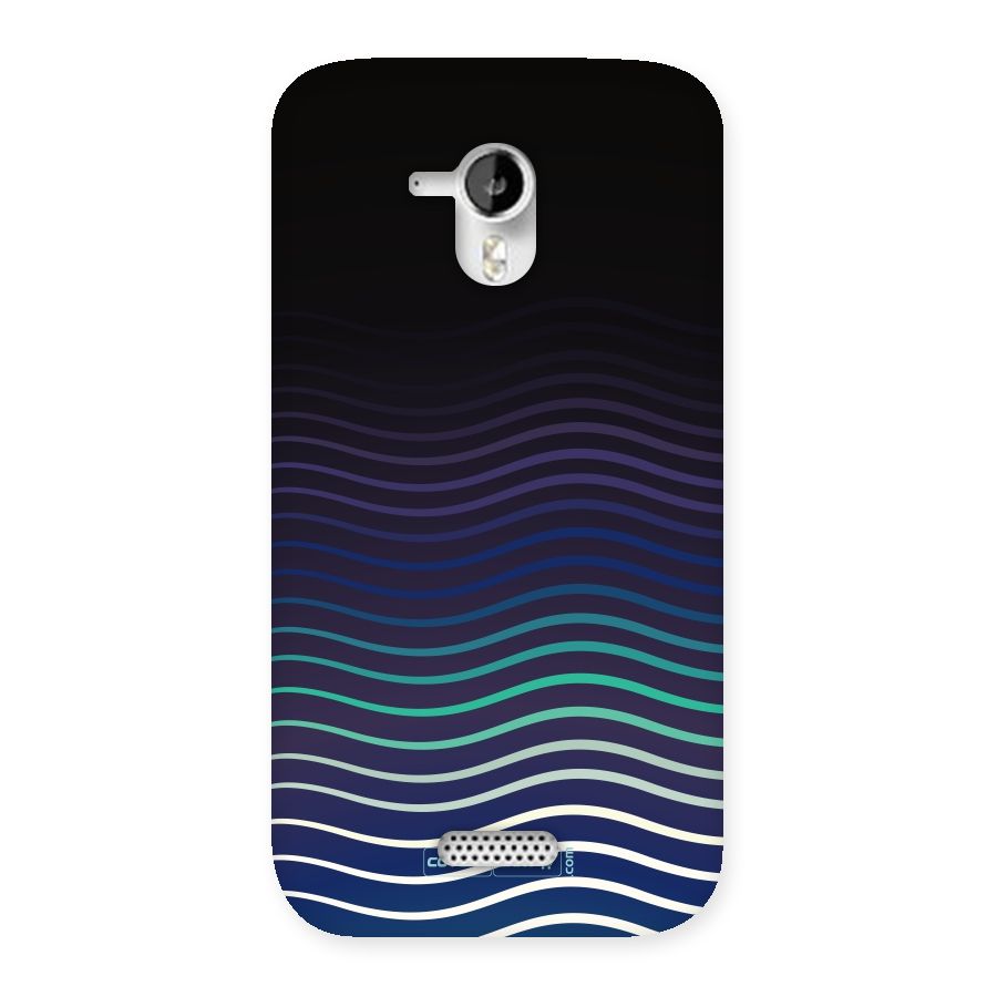 Wavy Stripes Back Case for Micromax Canvas HD A116
