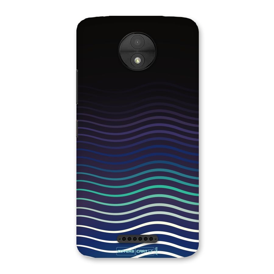 Wavy Stripes Back Case for Moto C