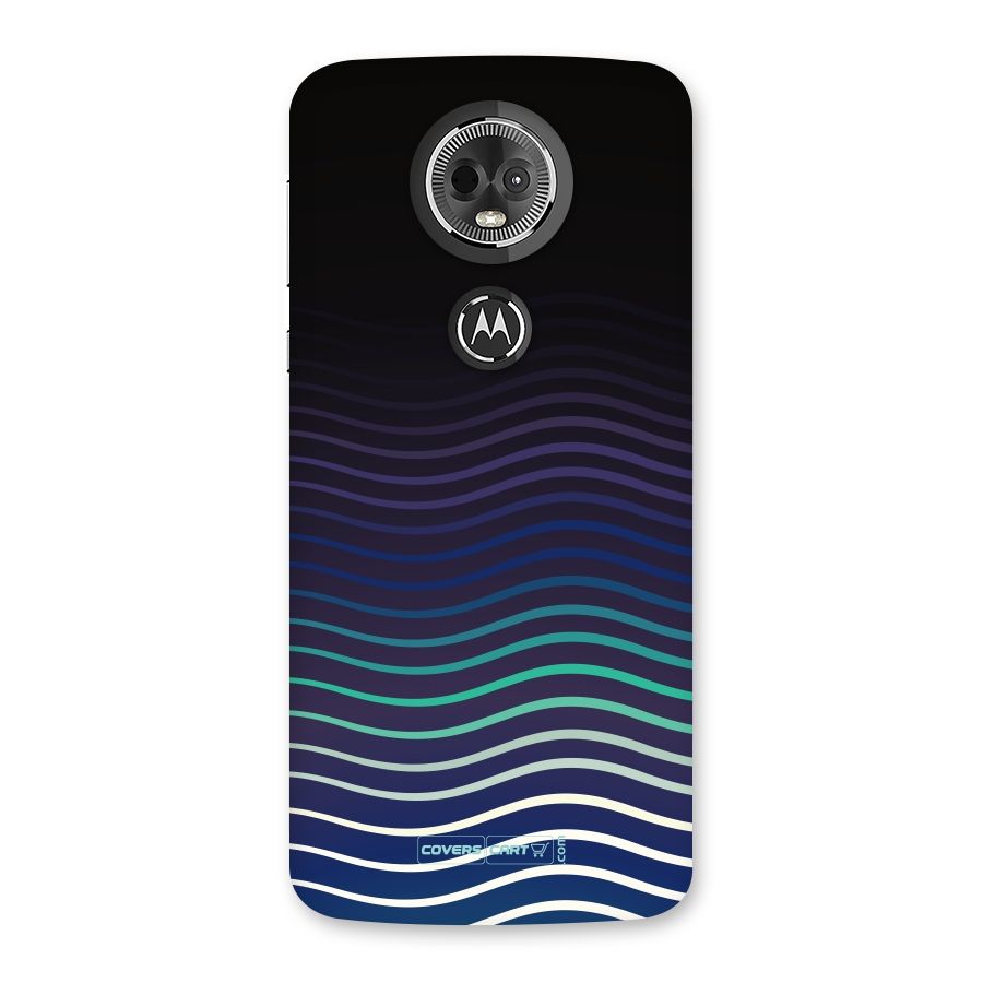 Wavy Stripes Back Case for Moto E5 Plus