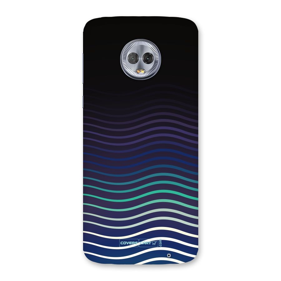 Wavy Stripes Back Case for Moto G6 Plus