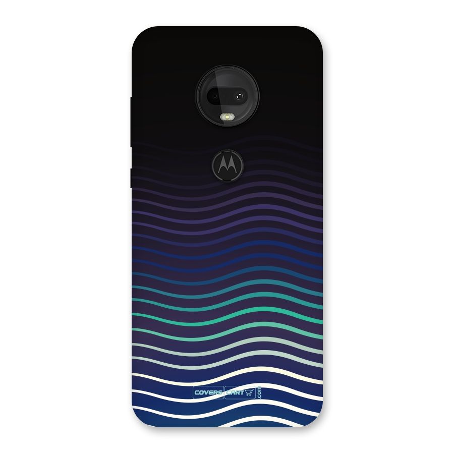 Wavy Stripes Back Case for Moto G7