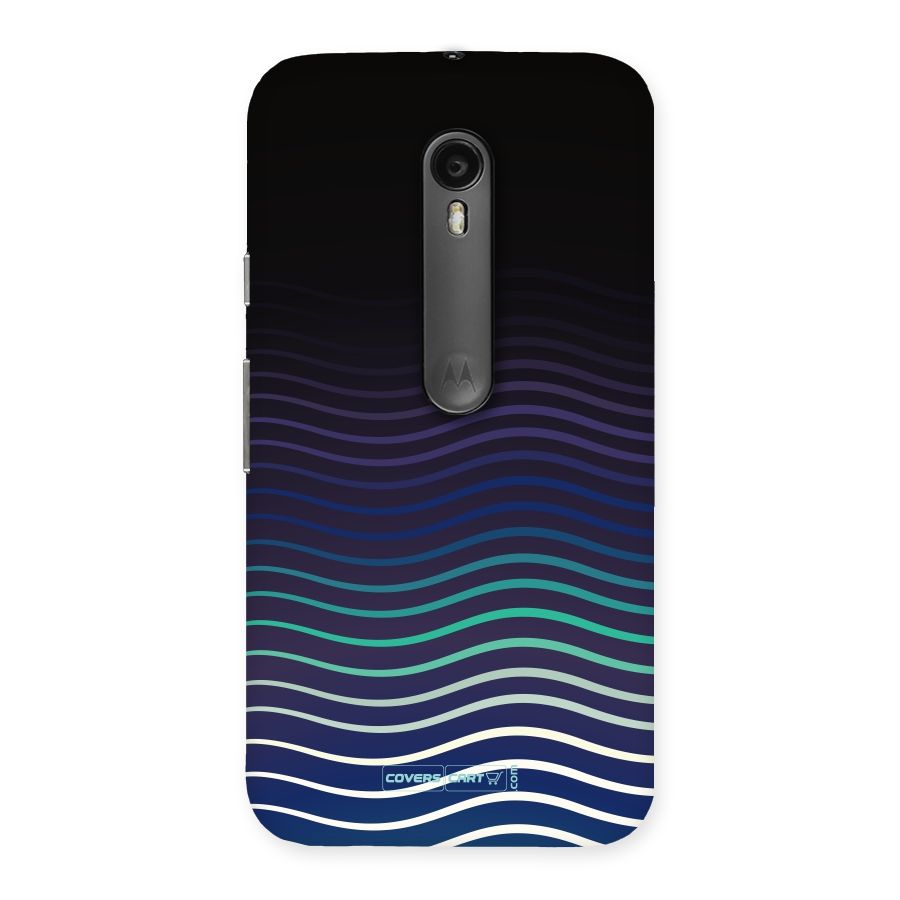 Wavy Stripes Back Case for Moto G Turbo