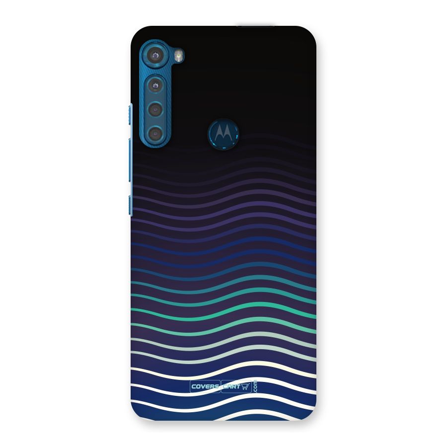 Wavy Stripes Back Case for Motorola One Fusion Plus