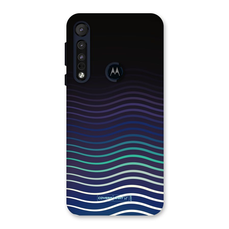 Wavy Stripes Back Case for Motorola One Macro