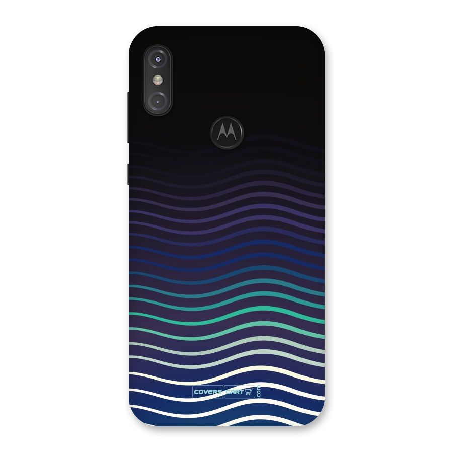 Wavy Stripes Back Case for Motorola One Power