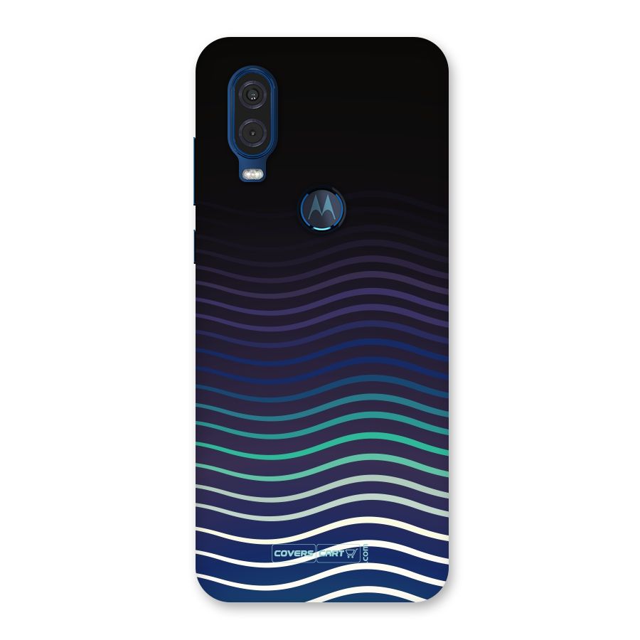 Wavy Stripes Back Case for Motorola One Vision