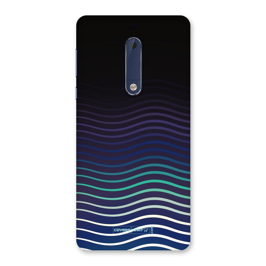 Wavy Stripes Back Case for Nokia 5