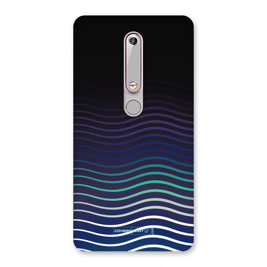 Wavy Stripes Back Case for Nokia 6.1