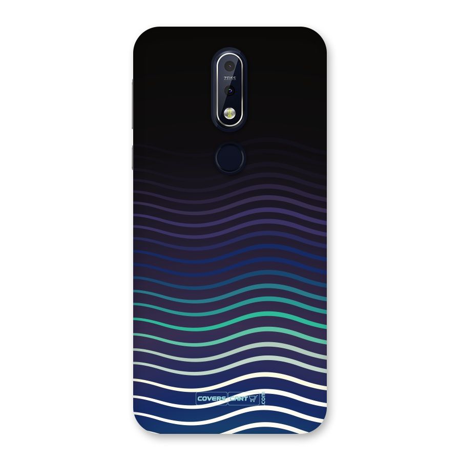 Wavy Stripes Back Case for Nokia 7.1