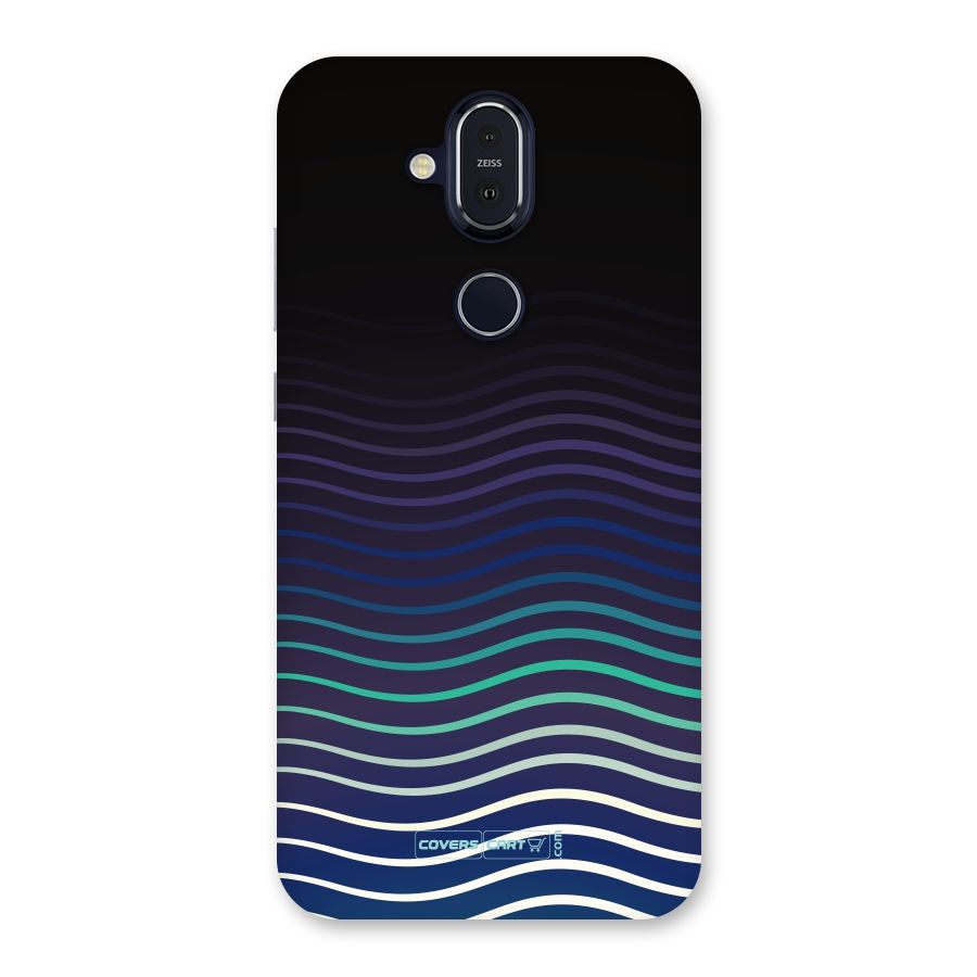 Wavy Stripes Back Case for Nokia 8.1