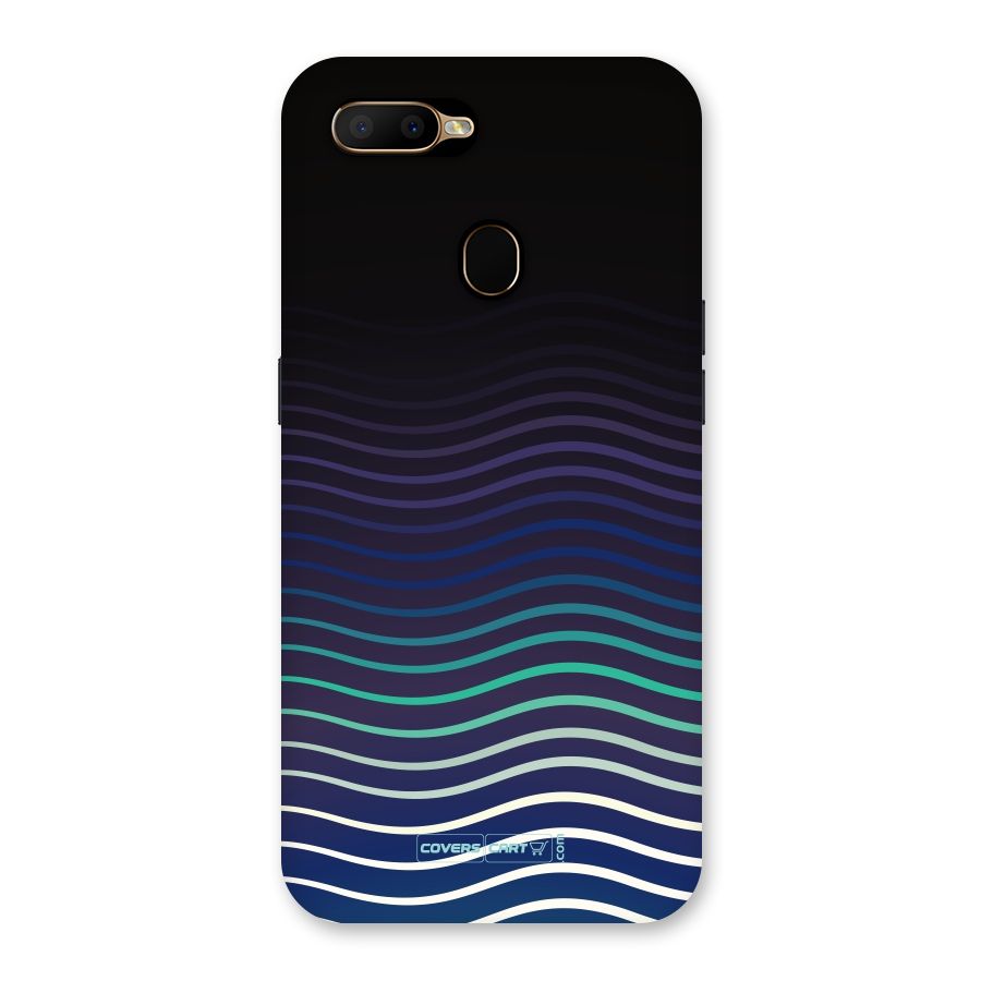 Wavy Stripes Back Case for Oppo A5s