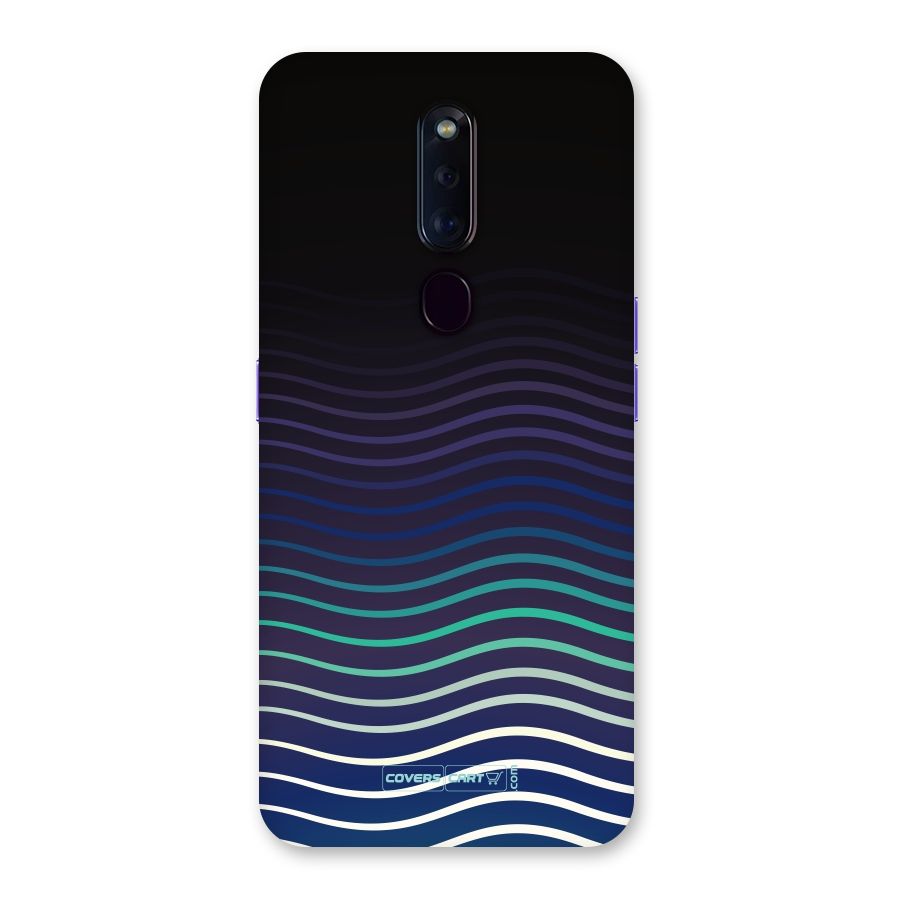 Wavy Stripes Back Case for Oppo F11 Pro