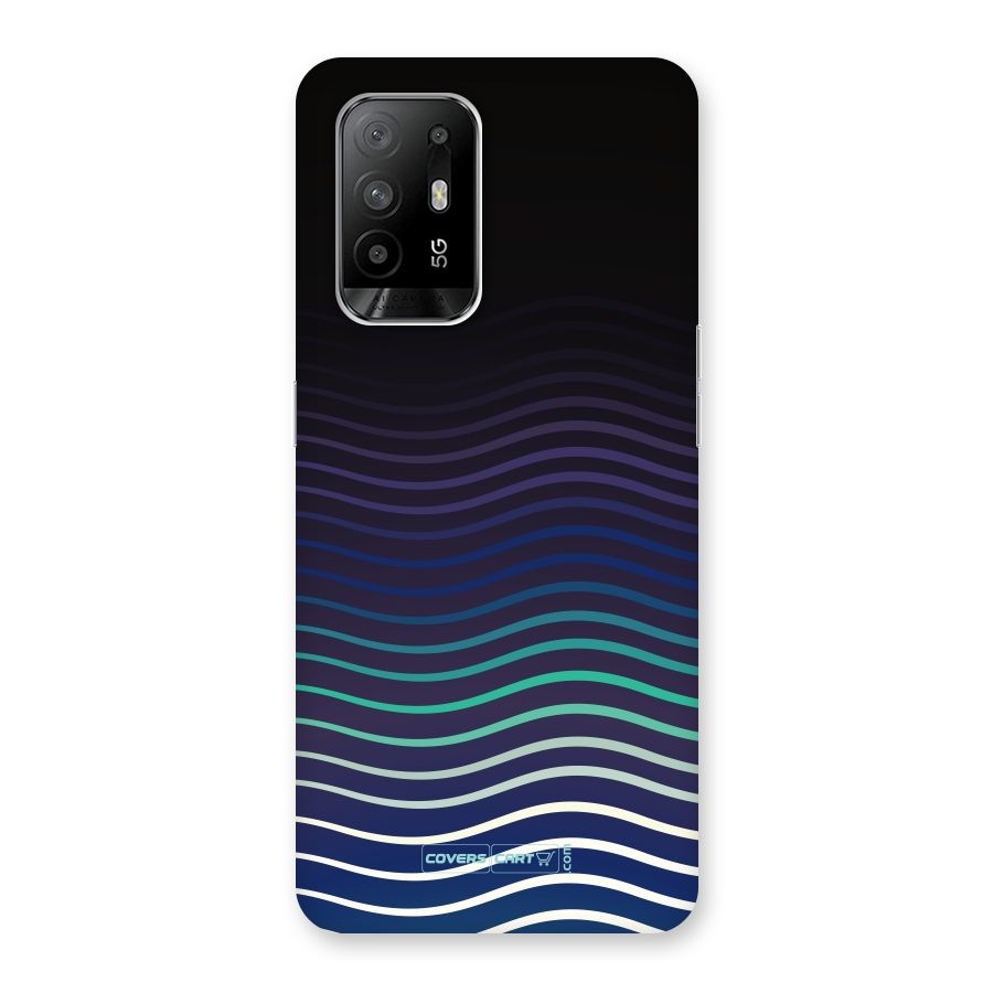 Wavy Stripes Back Case for Oppo F19 Pro Plus 5G