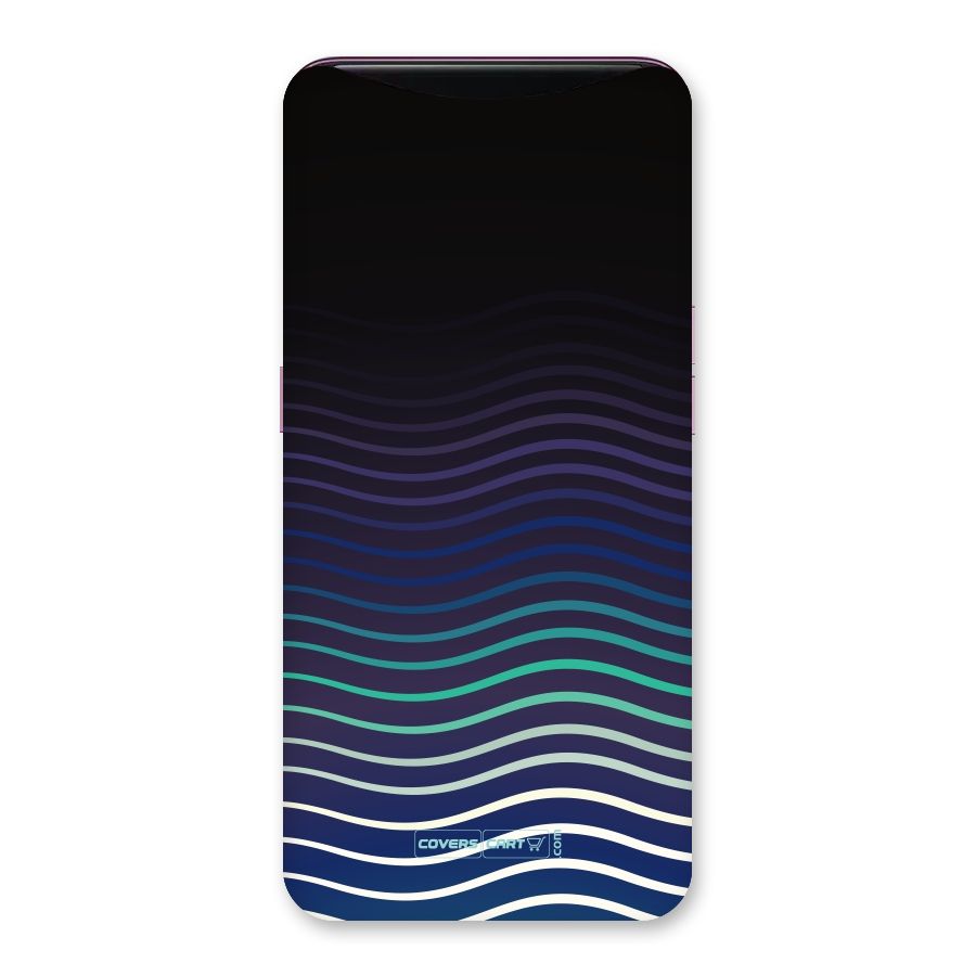 Wavy Stripes Back Case for Oppo Find X