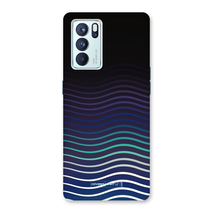 Wavy Stripes Back Case for Oppo Reno6 Pro 5G