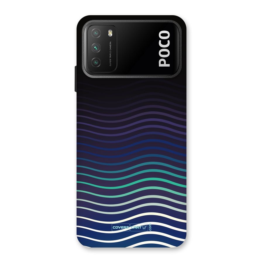 Wavy Stripes Back Case for Poco M3