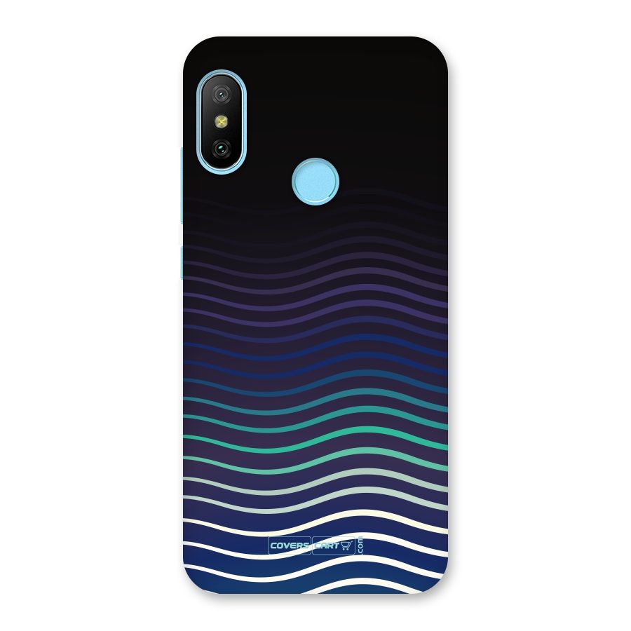 Wavy Stripes Back Case for Redmi 6 Pro