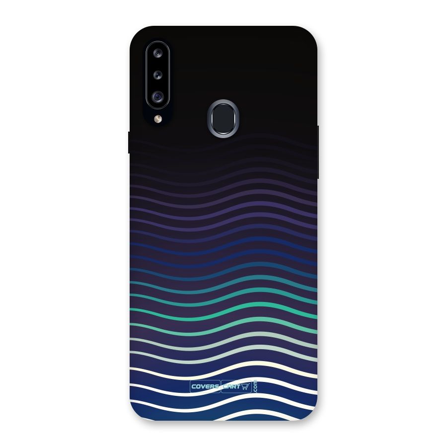 Wavy Stripes Back Case for Samsung Galaxy A20s