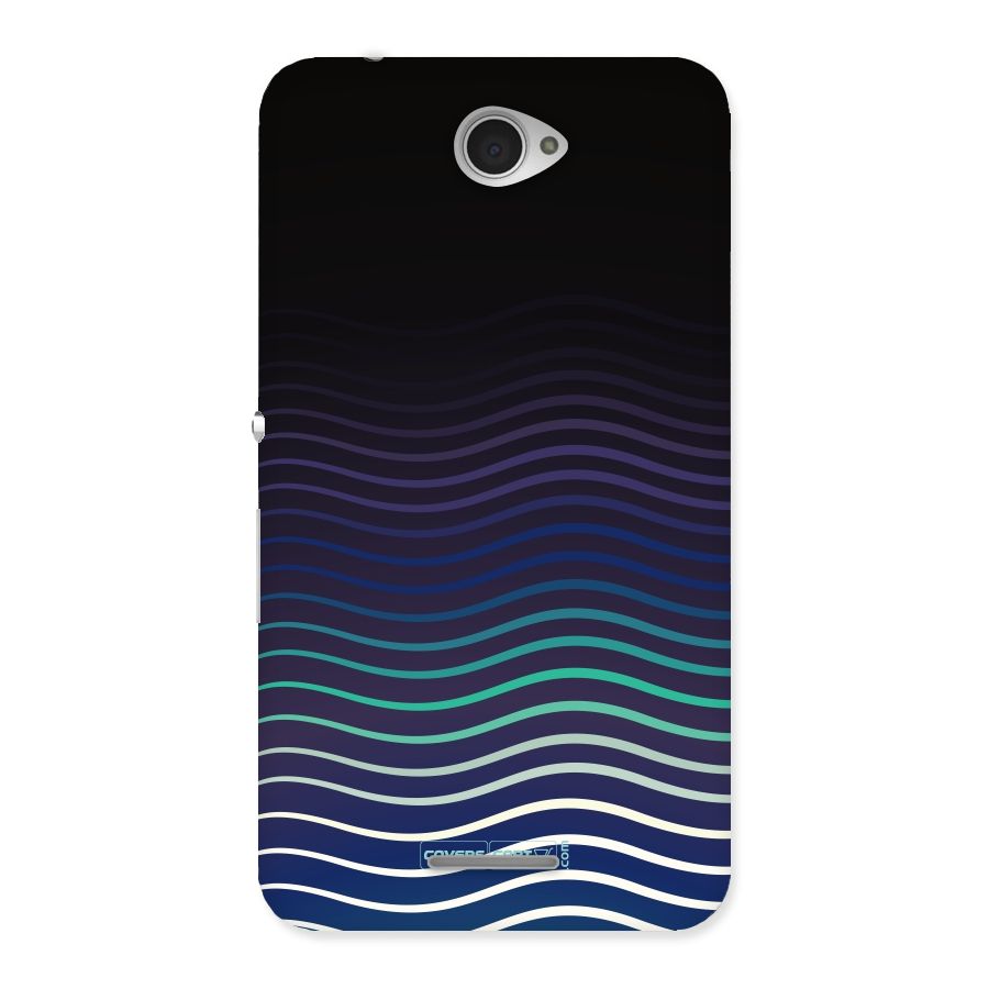Wavy Stripes Back Case for Sony Xperia E4